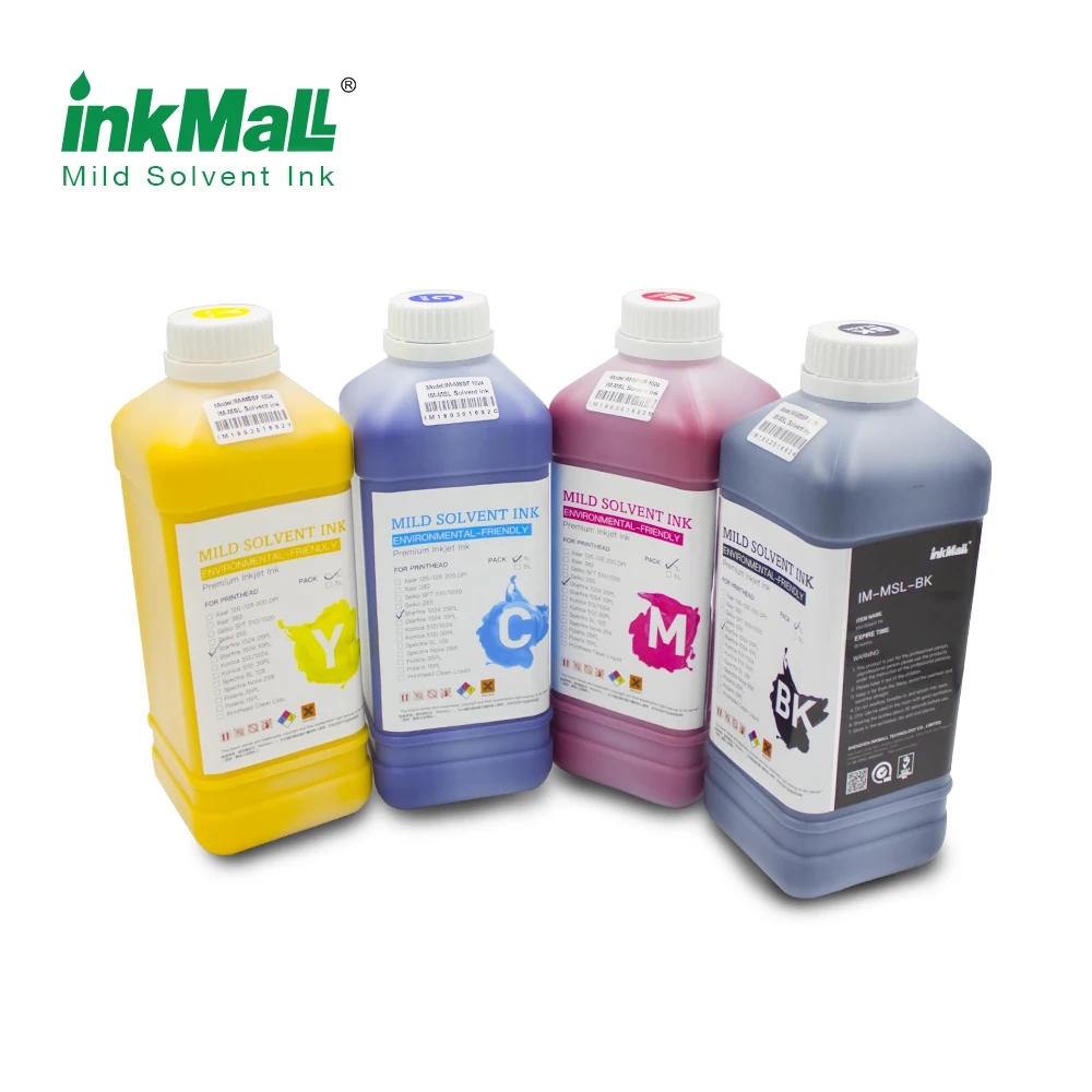 SK-4 Ink. Solvent Ink. C,M,Y,K,Lc,Lm. Seik o 255/ 510 Printhead