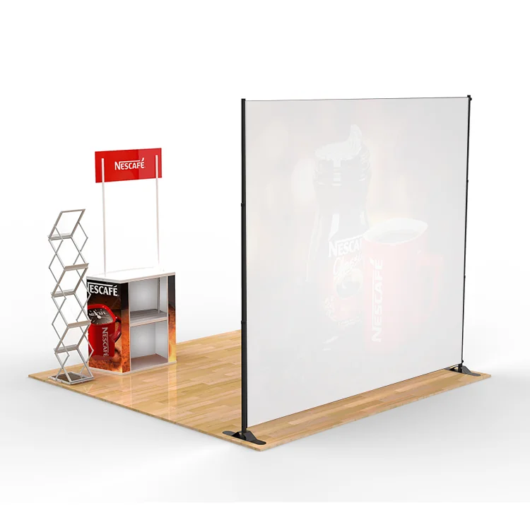 Portable adjustable modern design 10x10 3x3 size exhibition trade show booth display