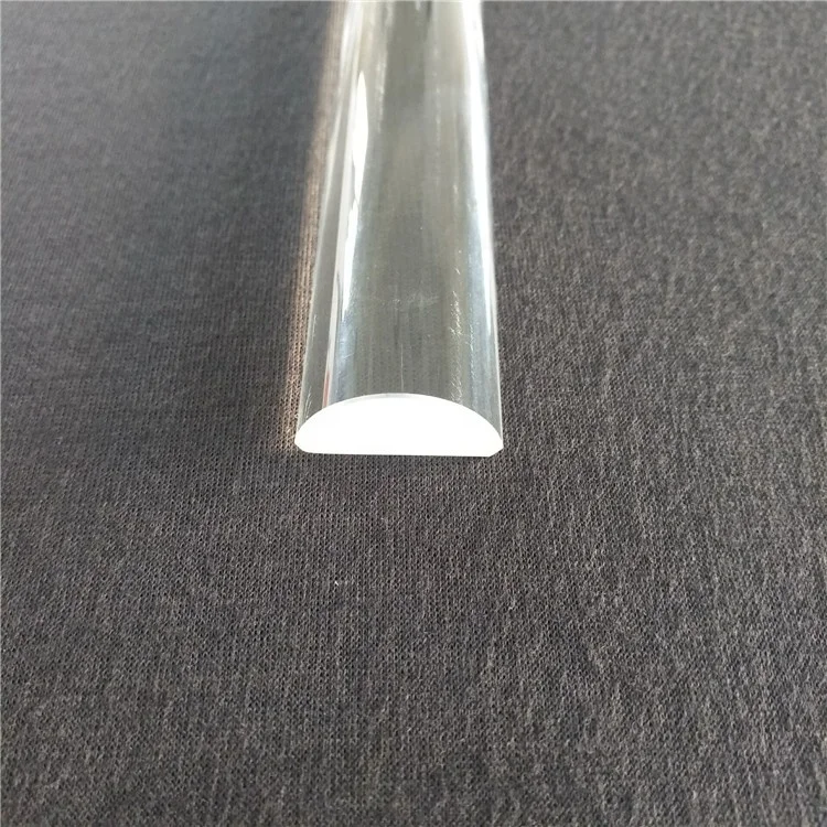 Half  round UV quartz  Rod