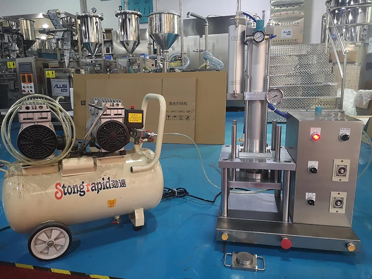 Lab bleach top pressing eyebrow powder machine cosmetics production equipment eyeshadow cosmetic powder press machine