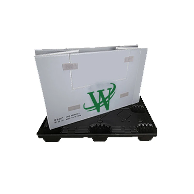 Сверхмощный складной пластиковый картон ящик для гофрированных поддонов под заказ пластиковые картонные коробки