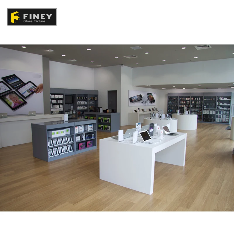 Customized Modern Computer Shop Interior Design Retail Laptop Shop Interior Design