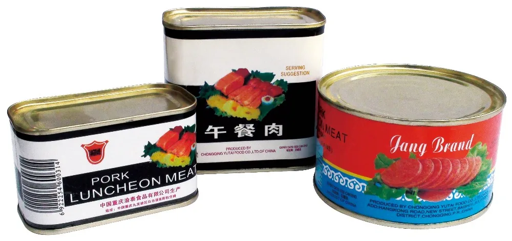 
Canned Spicy Pork Luncheon Meat 