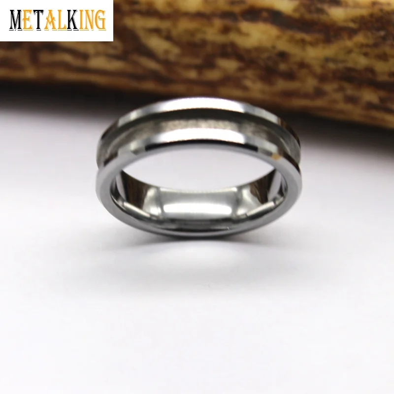 Factory Price Wholesale Tungsten Carbide Blank Rings For Inlay ,Grooved 3mm Width,1.3mm Depth