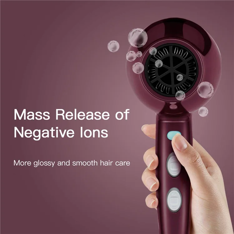 A088 220-240V Quick Dry Lightweight Hair Dryer Negative Ions Blow Dryer