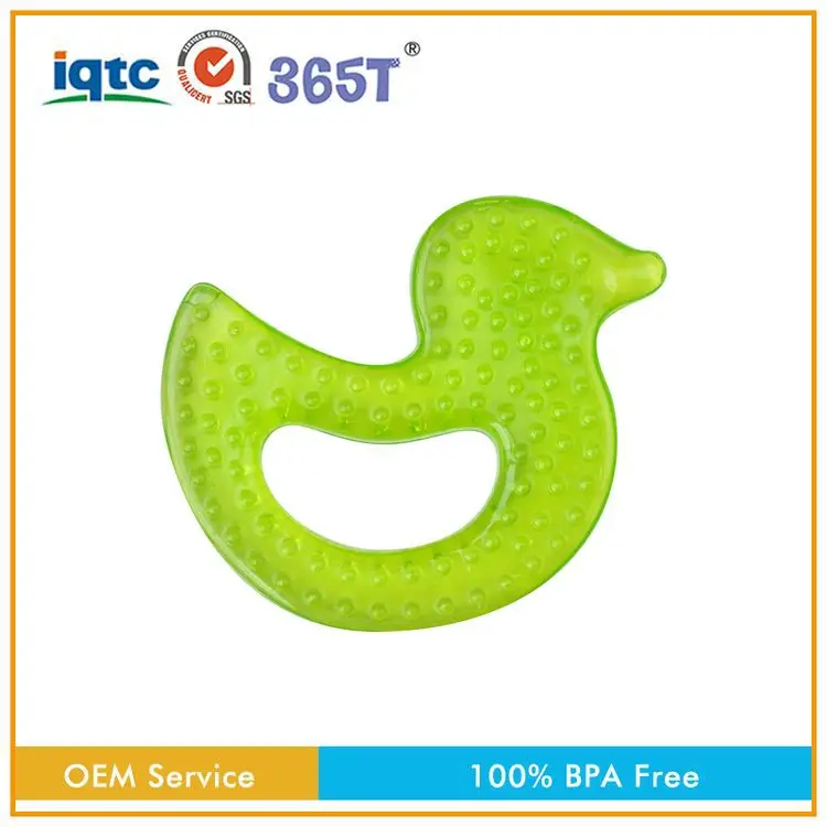 Newborn Teether Toys Bear Design Lovely Cartoon BPA Free Baby Chewing Water Filled Teether