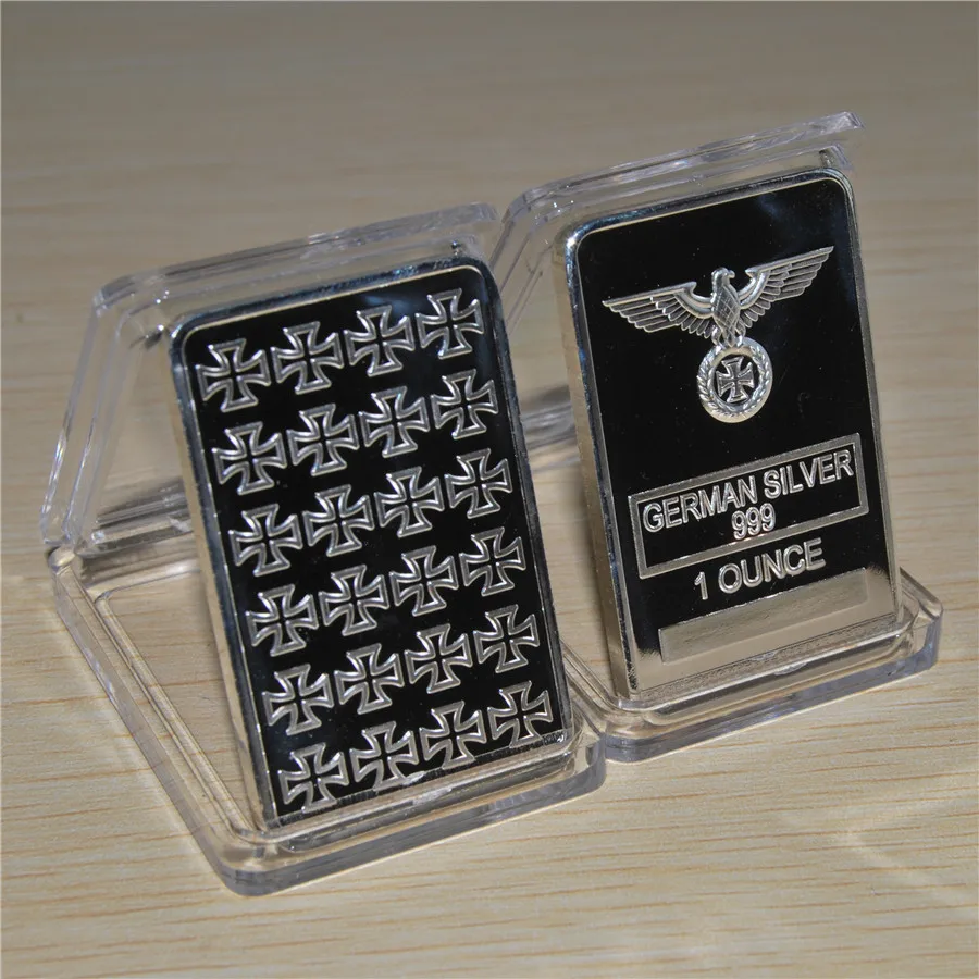 German Coin Collection 1oz 999 Silver Bar With Eagle Coin High Quality Free Ship