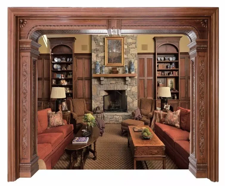 Solid Wooden Door And Window Frame Design Decorative Door Window Moulding wooden door and window frame design