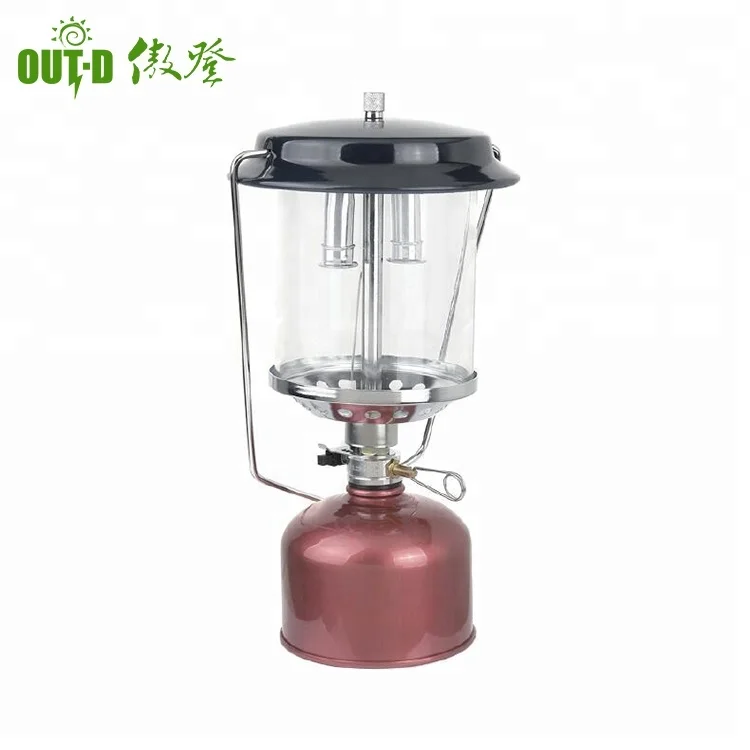 
Outdoor camping lantern double mantle large gas lantern 