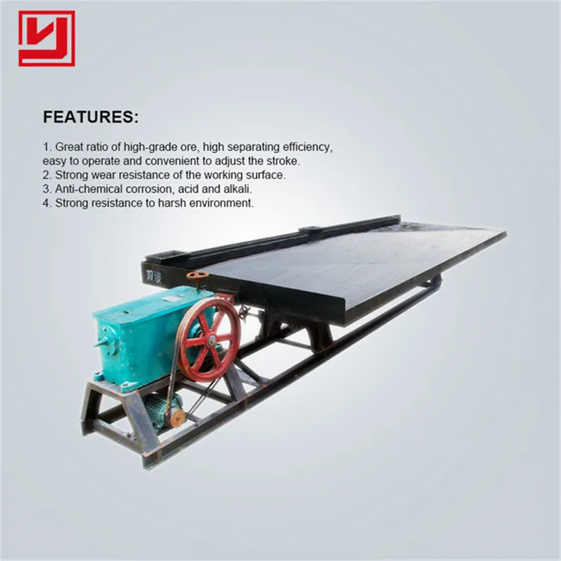 China Mini Testing Ore Recovery Use Separator Magnetic Gravity Shaker Shaking Table Working Principle