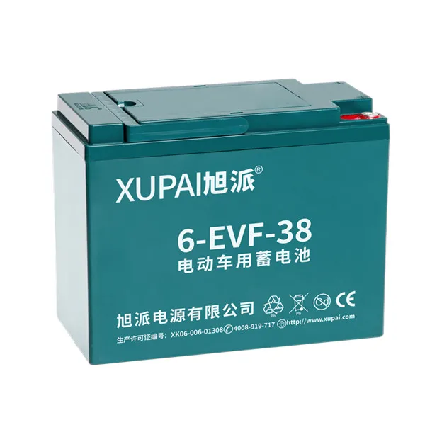 XUPAI 12V 38Ah 6-EVF-38 (3hr) electric rickshaw battery for Bangladesh market