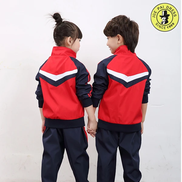 Hot Selling School Uniform Kids Fashion Jogging Sports Sportswear Tracksuit