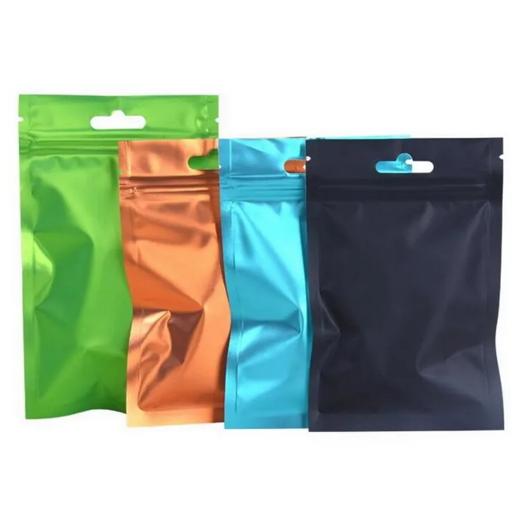 Wholesale Zip Lock Bag Plastic Clear Packaging Aluminum Foil Bag Vacuum Sealed Bag