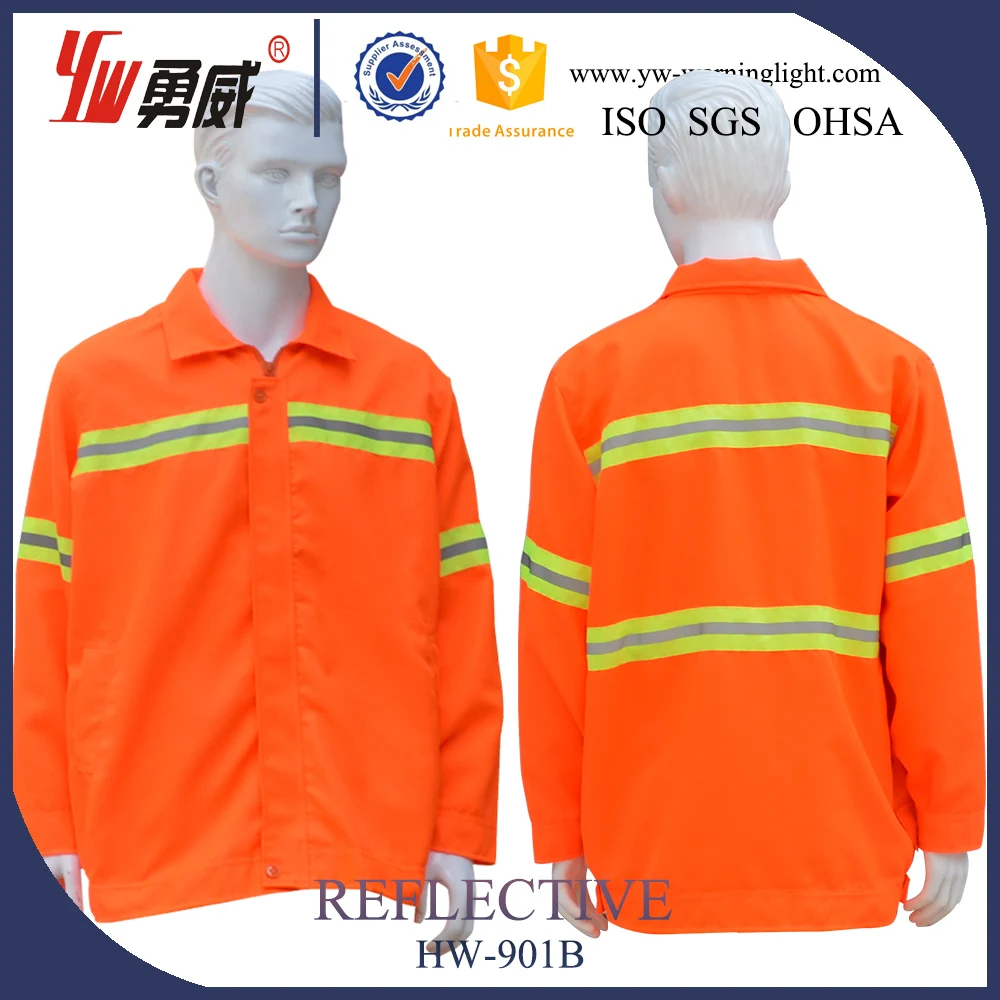 Флуоресцентный безопасный светоотражающий рабочая одежда hi vis куртка