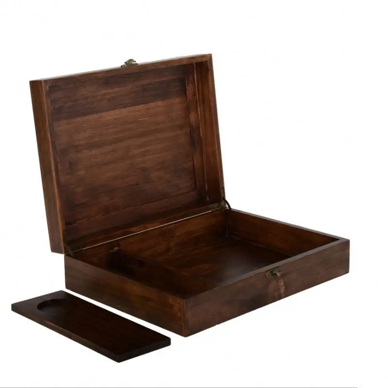 Cheap wholesale printed wood box shipping