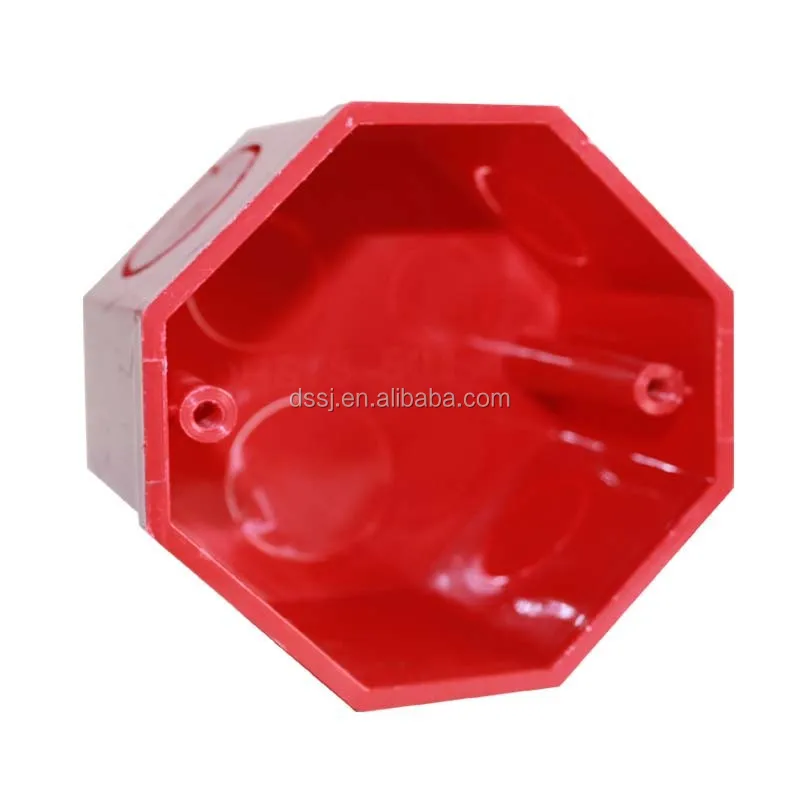 High Quality Low Price Colorful Electrical Junction Box / PVC Switch Box