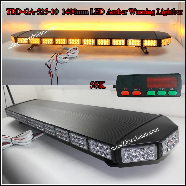Portable Led Transporter Strobe Lightbar Emergency Signal Flash Vehicles Trucks Light Bar