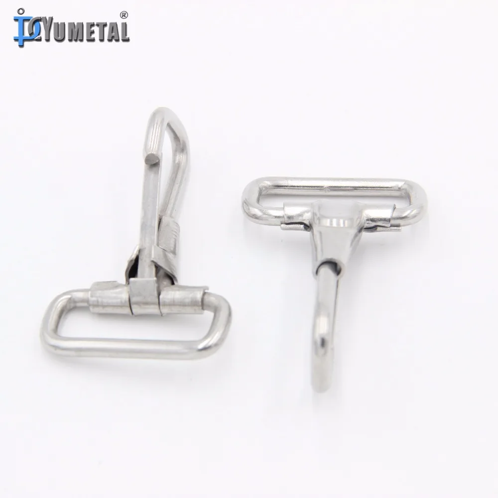 Нержавеющая сталь поворотный карабин с кольцом
