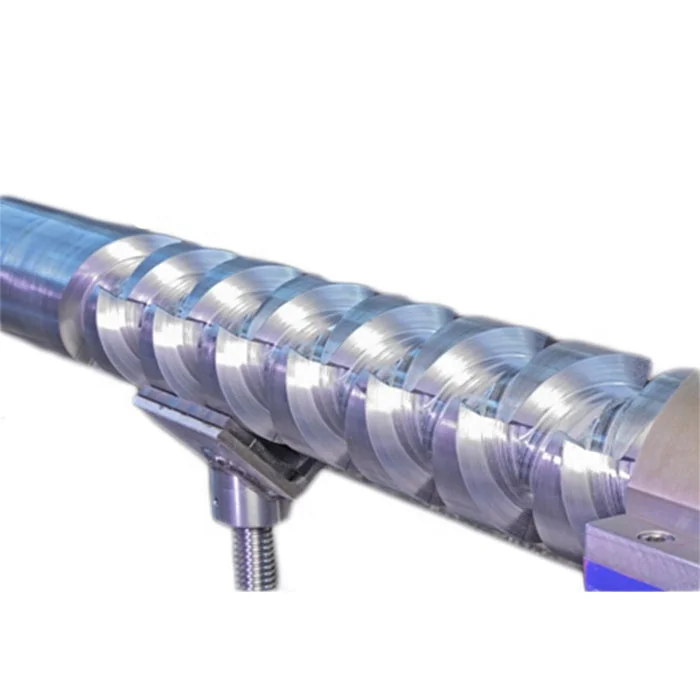 custom steel alloy recirculating reciprocating self reversing levelwind level wind screw for offshore electric winch winder