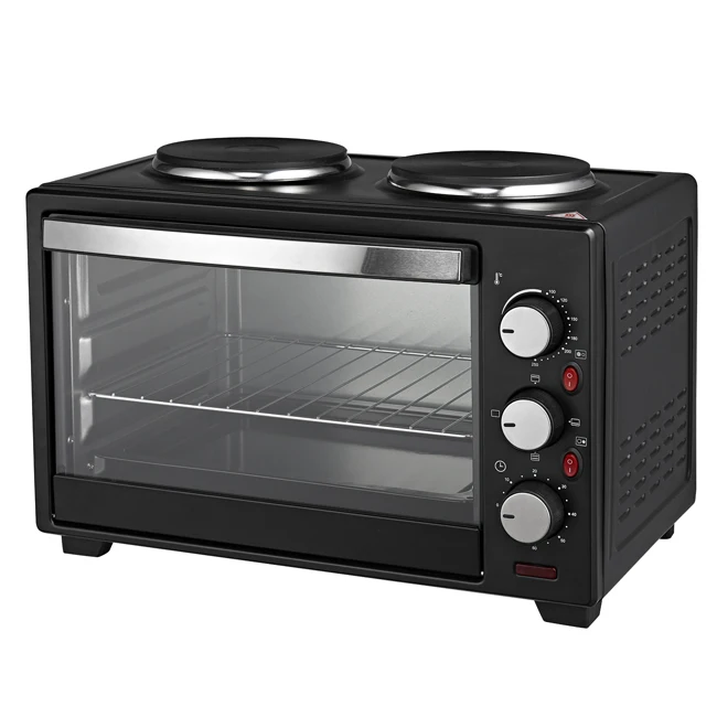 25L mini oven electrical toaster oven with hot plate