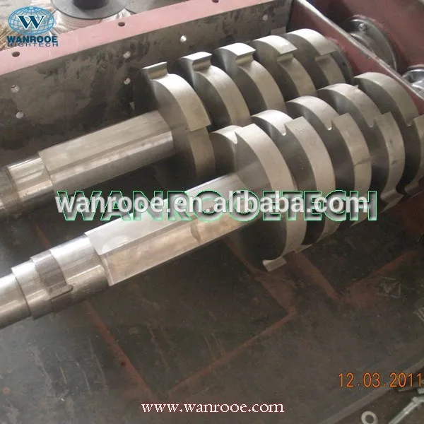 Большой механические ножницы сила твин одношахтная шредер