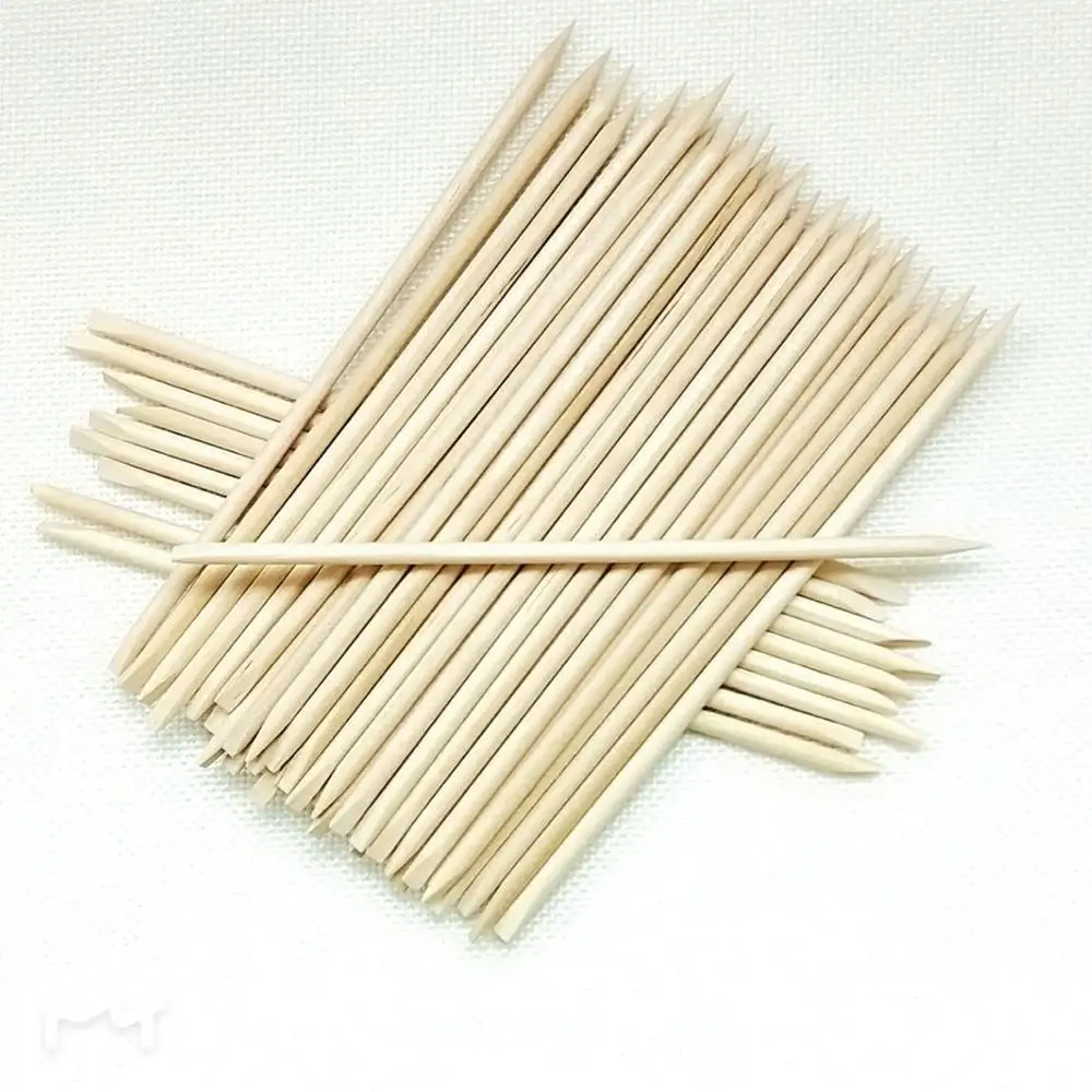 orange wood sticks/manicure stick 4.5 inch