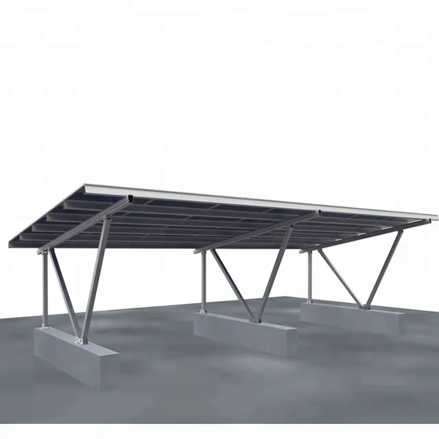 Factory price aluminum alloy solar powered car shelter garage