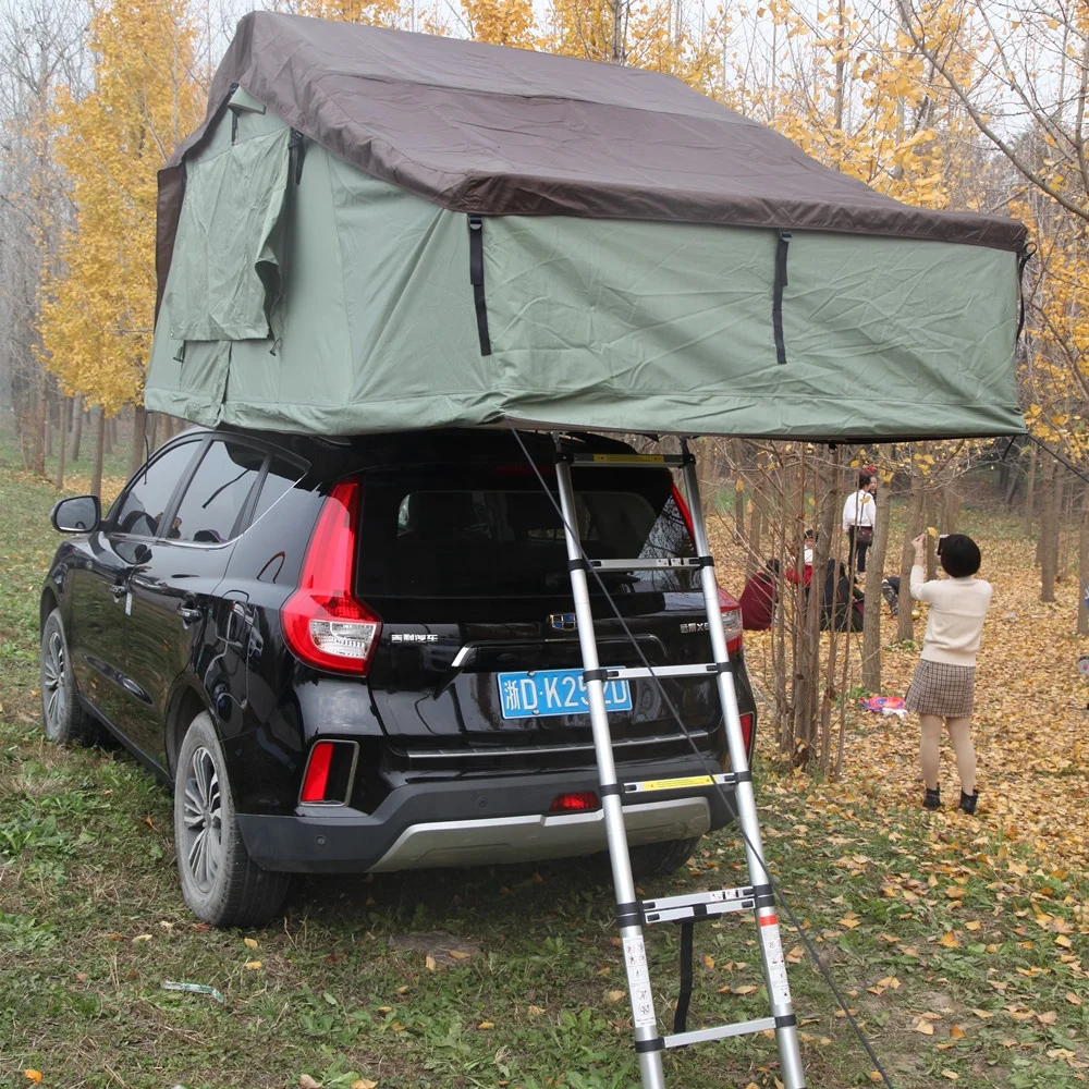 Sun Proof Auto Car Roof Tent For 2 Persons Folding Roof Top Tent