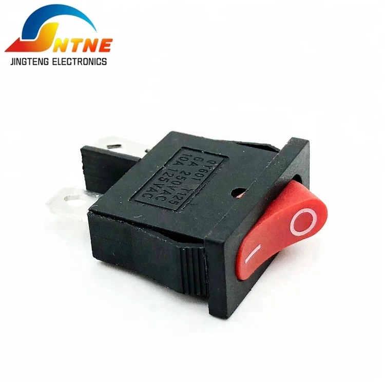 2 P кулисный переключатель KCD1-101 T125 10a мини включения-выключения кнопка переключает миниатюрный перекидной