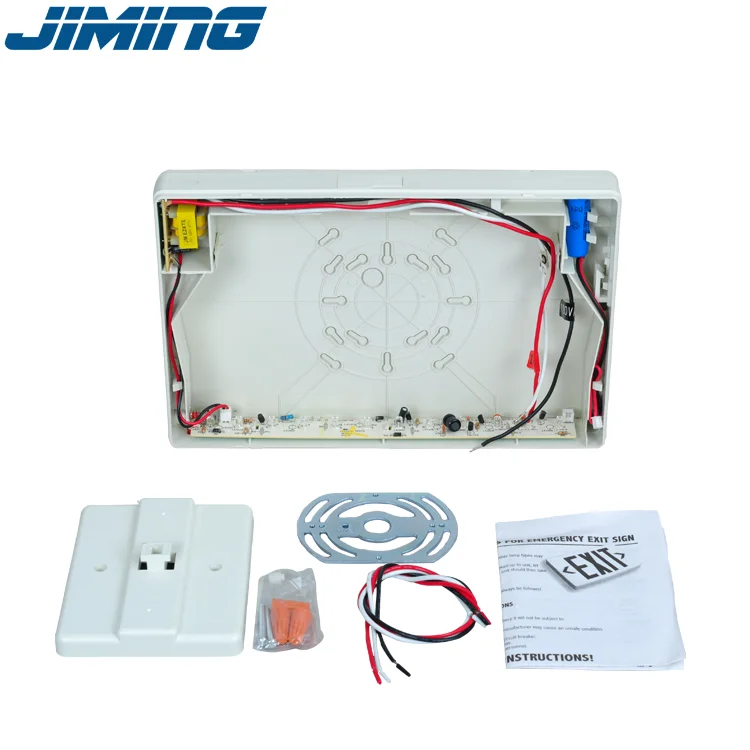 Made by JIMING UL & cUL Approved Hotel use NFPA Exit Sign LED -CHINA TOP 1 Emergency egress lighting battery backup