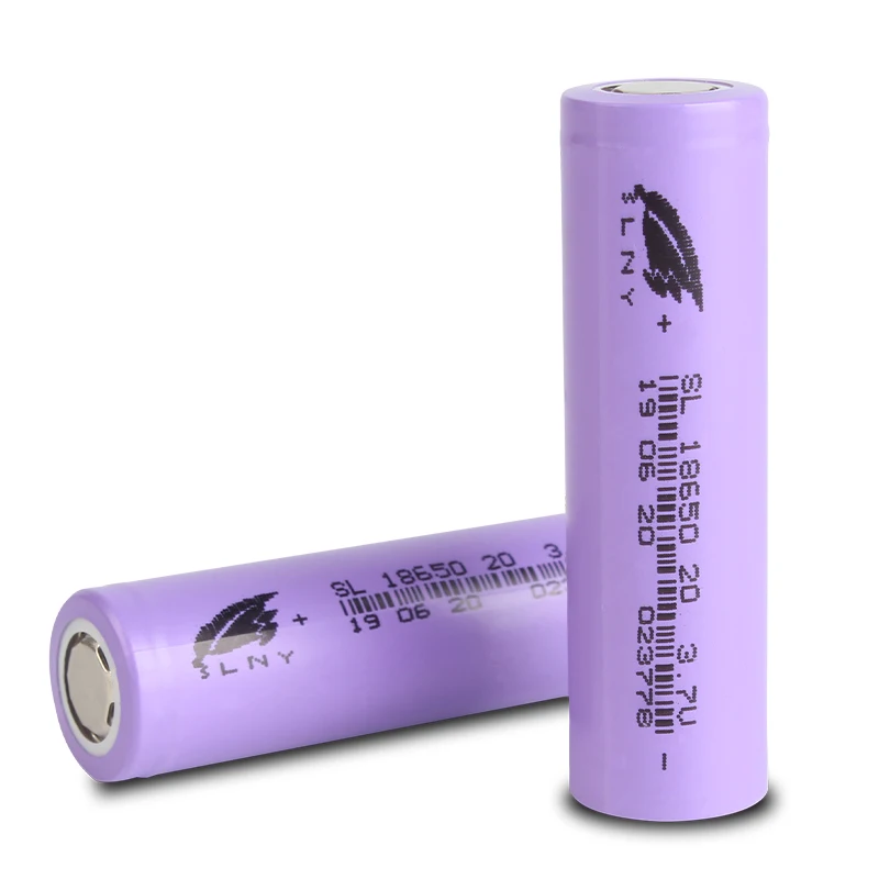 NMC 18650 battery 3.7V 2000mah lithium battery cell rechargeable led light battery