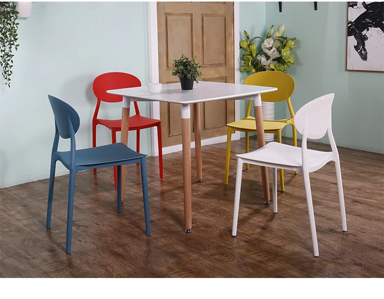 Wholes and retail the popular design  leisure  plasric dining hollow  chair