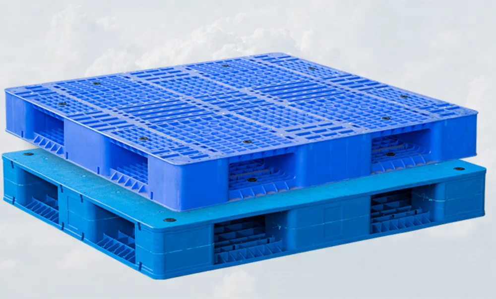 1500*1200 Heavy Duty  Large Grid Double Faced Plastic Pallet for Storage