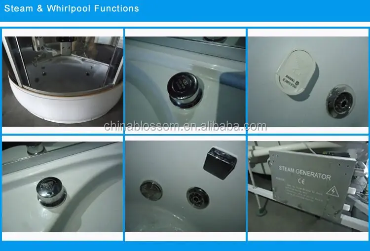 Hangzhou sauna shower cabin manufacturers popular aluminium profile computerized shower cabin and price