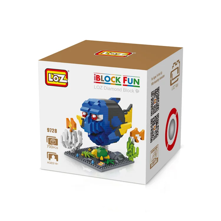 LOZ large plastic little construction old fashioned building block toys