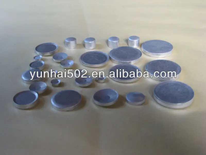 
aluminium slug Use for aluminum collapsible tubes for cosmetic tubes/ handcream tubes/ medicine tubes/ Aerosol spray Can. 