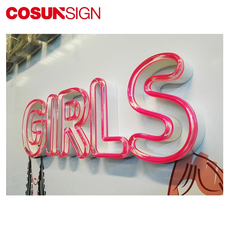 На батарейках для девочек и девочек; заказ; Неоновая светодиодная вывеска с надписью; Китай