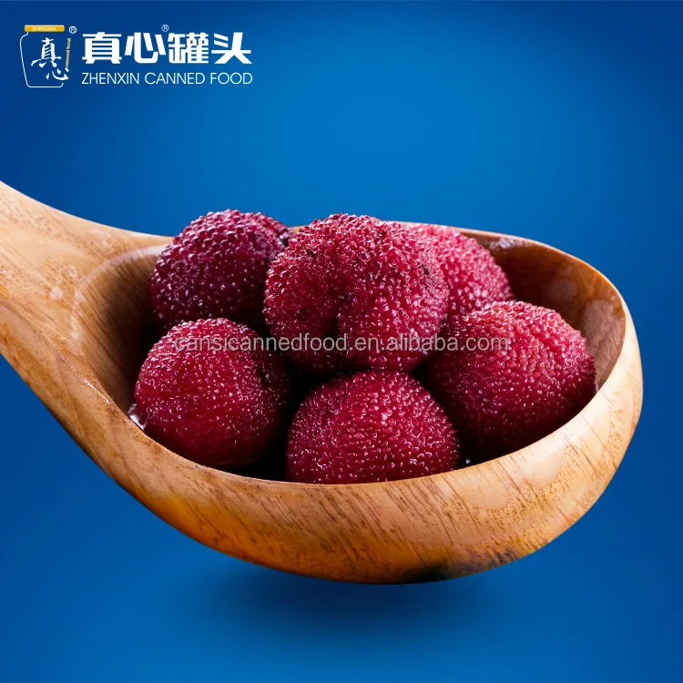 Canned fruit Bayberry / Waxberry in Syrup -Top 10 China Canned Food factory