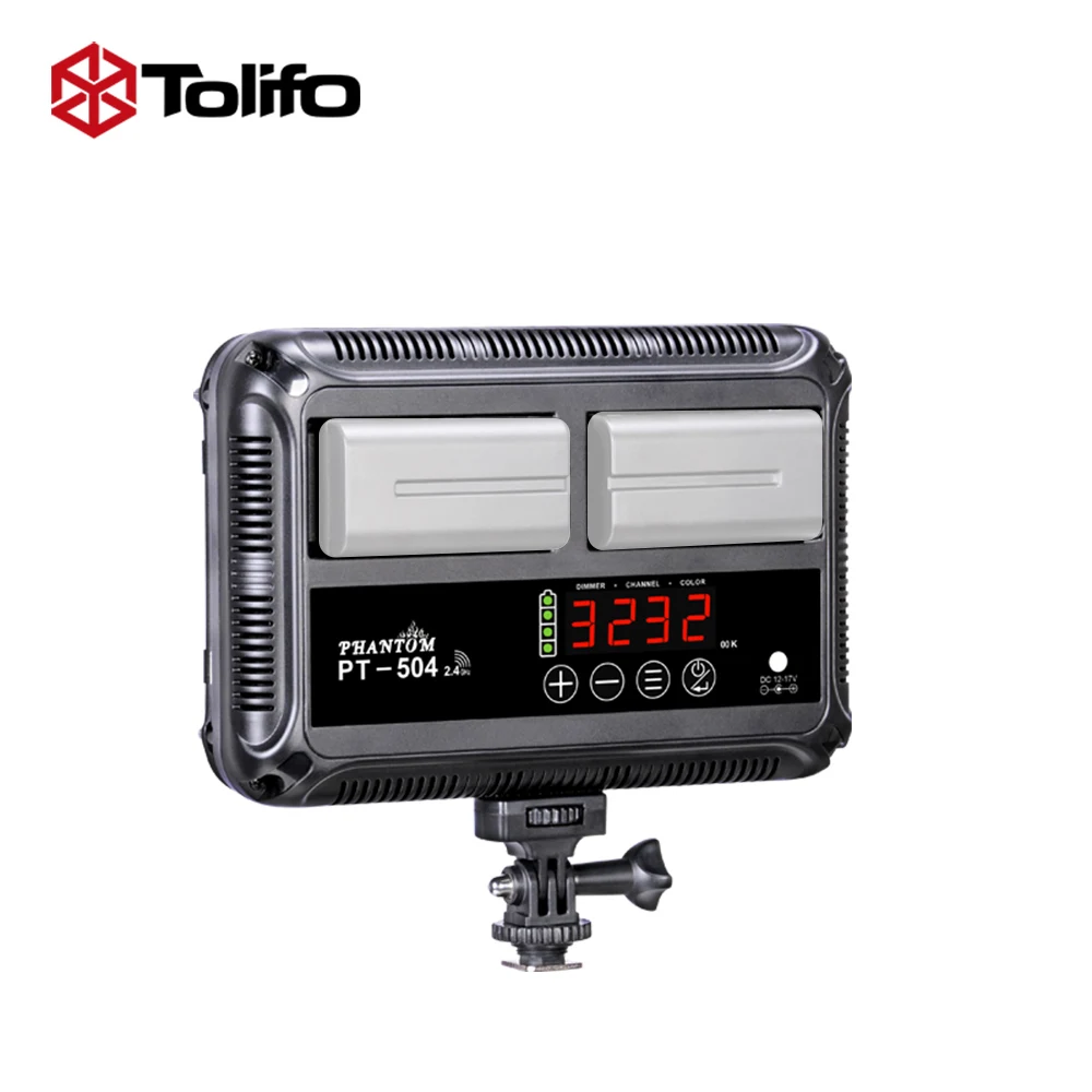 Tolifo Bi-Color camera accessoires  LED Panel Light Professional studio photography lighting for Video Shooting