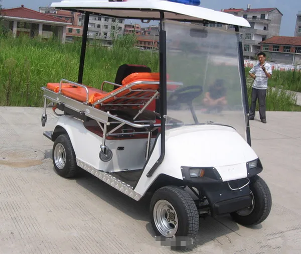 2 seater electric power electric ambulance medical customize golf cart with bed