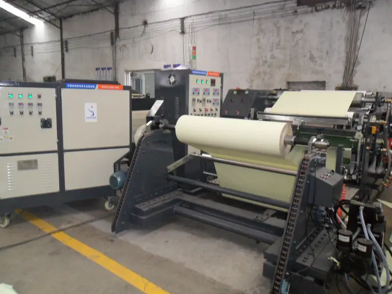 Hot melt tire adhesive sticker making machine coating machine