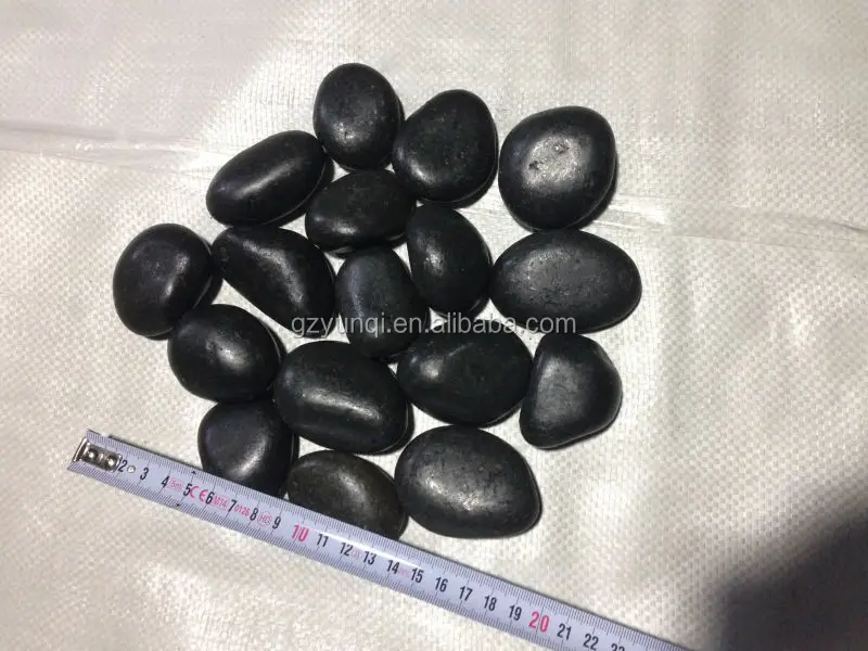 Pure white pebbles stone for decoration