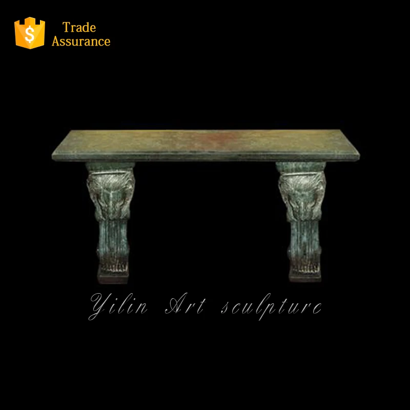 Natural Granite Garden Bench Carving (YL-S018)