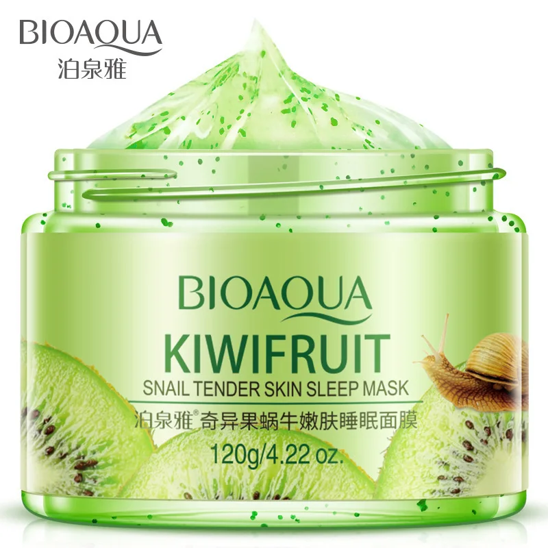 OEM BIOAQUA натуральная красная эссенция граната киви увлажняющая питательная фруктовая маска для лица и