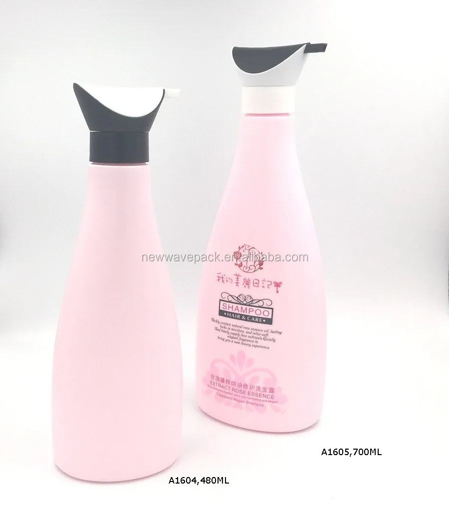 
700ml plastic design shape bottle for shampoo shower gel bottle 