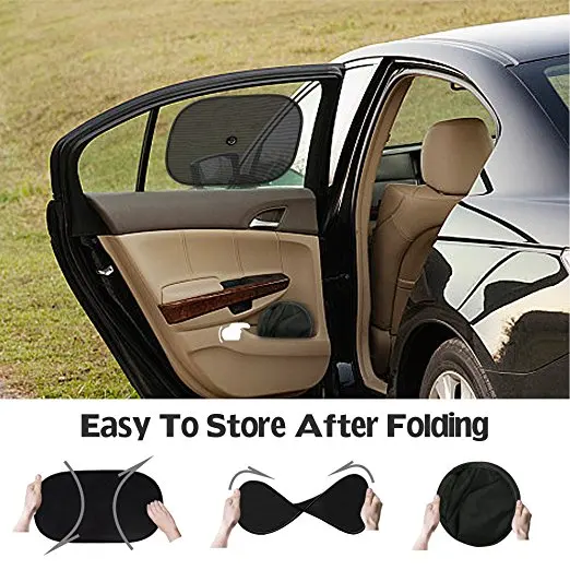 New without suction cup static car sun shade uv protection for children