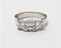 GR117 Ring Sterling silver 925 and CZ Stone
