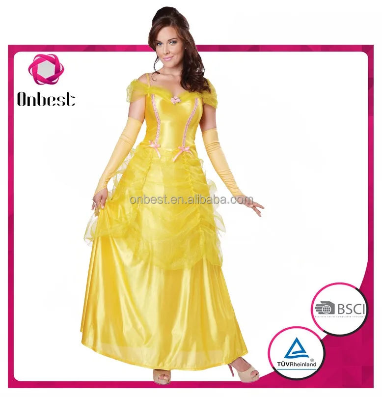Beautiful sleeping beauty princess dress for adult long dress party princess costume