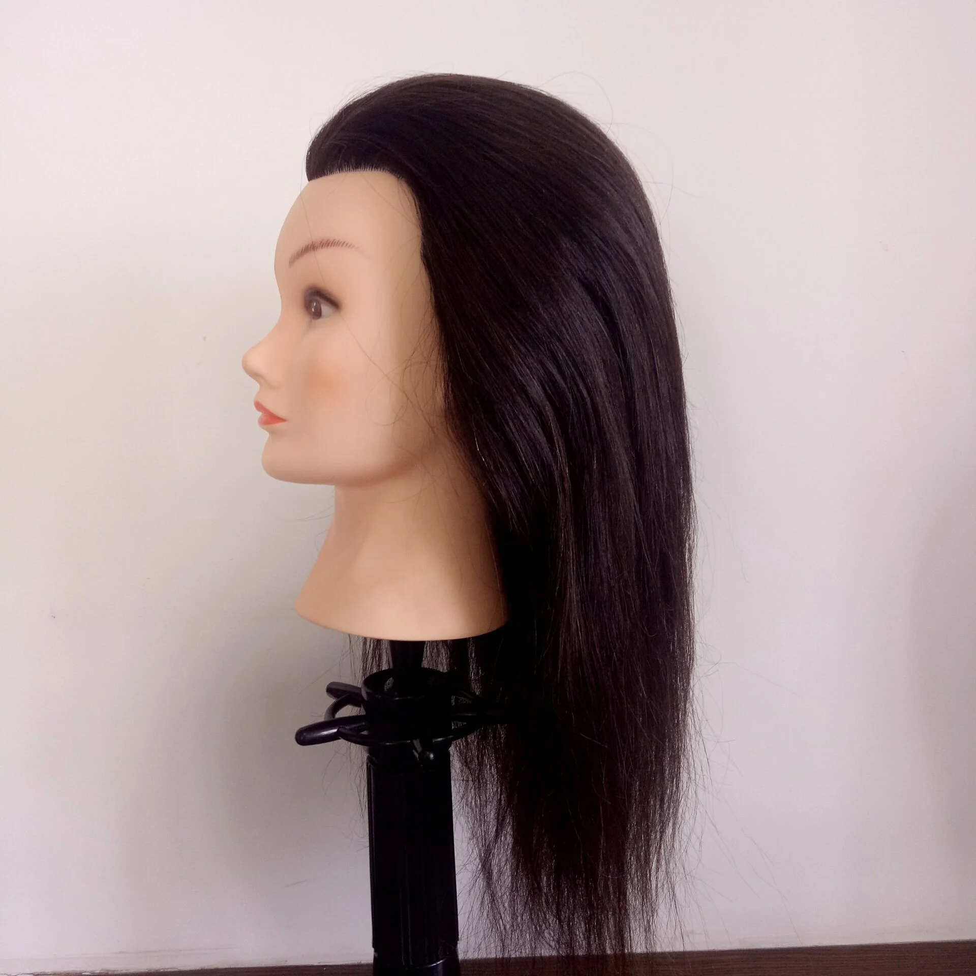 Wholesale Salon practice doll wig black mannequin head  Barber Training Head