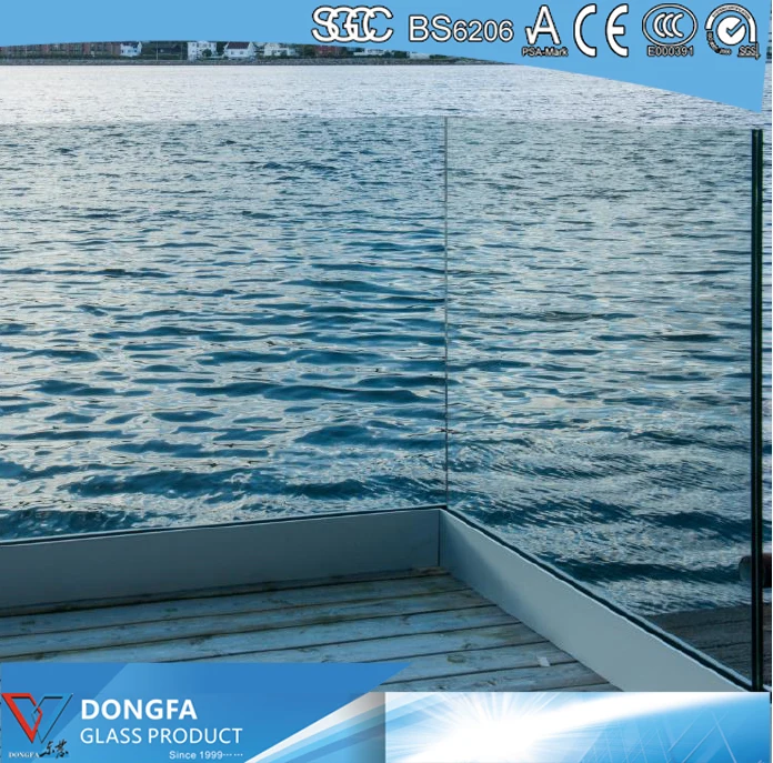 
XYG laminated safety glass for balcony railing glass 